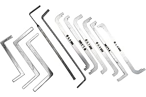 longtakeoff 11-Pcs Versatile Z-Shaped Small Wrench Screwdriver Set/kit, Emergency Tool, Stainless Steel hand tools, Dismantling and Maintenance for mobile phones/cars/electronic products