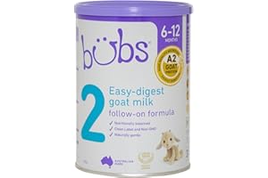Bubs Goat Milk Infant Formula Stage 2, Infants 6-12 months, Made with Fresh Goat Milk, 14.1 oz