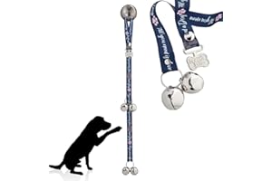 PoochieBells Verified Potty Training Dog Doorbells, Simple and Effective Puppy Housetraining Bell Tool with Easy, Step-by-Step Instructions, Doggie Dialogue Collection