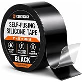 Self Fusing Silicone Tape for Repair and Sealing (1" x 5' x 20mil) | Waterproof Leak Repair Tape for Hose, Pipe and Cable, High Strength Insulation Wrap, Weather Resistant Emergency Seal