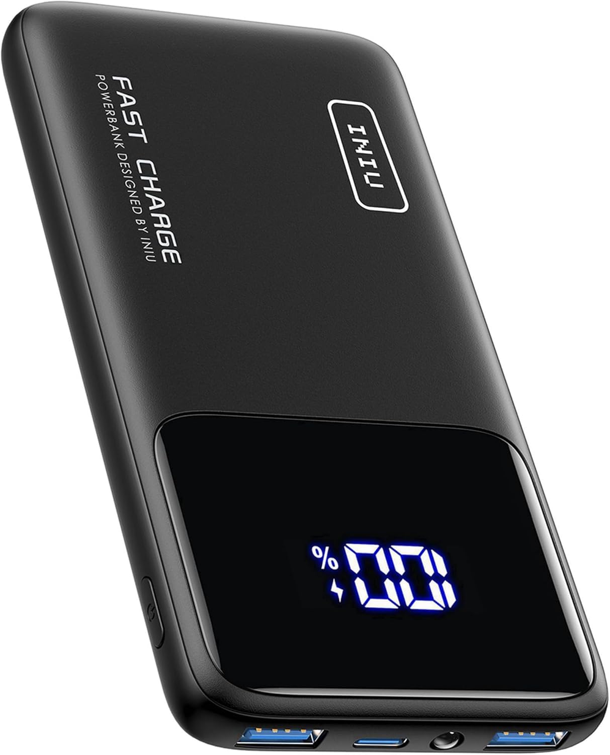INIU Power Bank, Slim 22.5W PD Fast Charging Portable Charger, USB C in&out 10000mAh Battery Pack, Travel Essentials Powerbank, Mobile Phone Charger for iPhone 17 16, Samsung S25 S24, iPad, Xiaomi etc