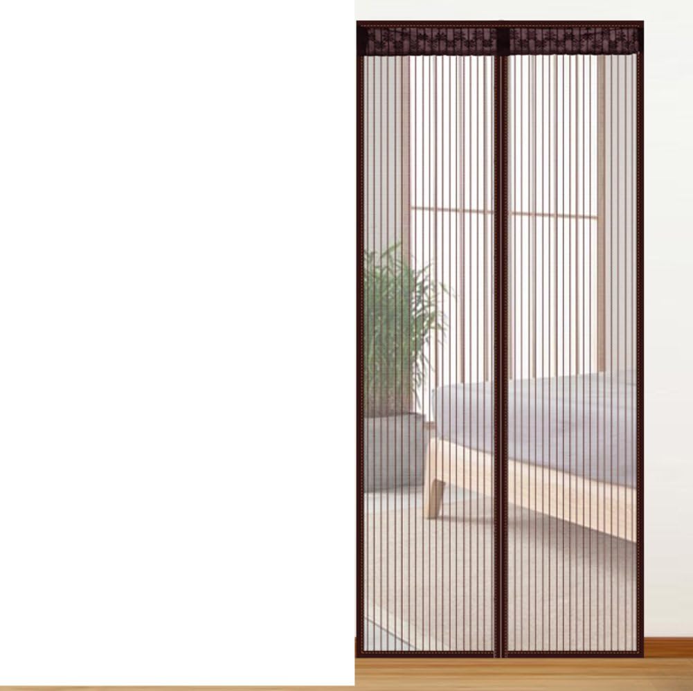GHAMXRQJXIDJA Magic Stickers Anti-Mosquito Curtain/[Summer],Household use,Living Room,Bedroom,high denisity,Curtain/Magnetic Screen Curtain/sheers/Curtain-A 180x240cm(71x94inch)