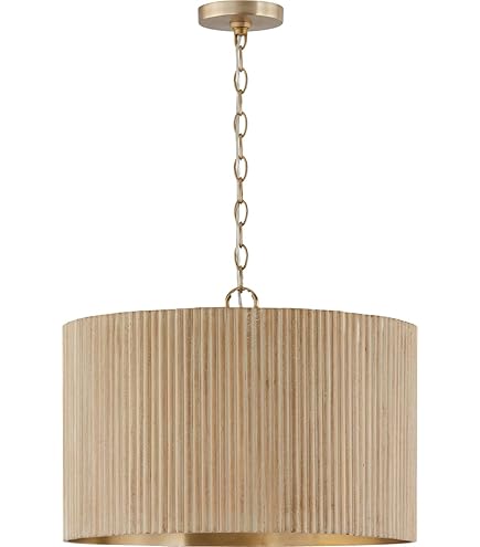 Capital Lighting 330447PK Loren Perforated Metal Mesh Drum Pendant