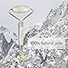 IRIYA Anti Aging Jade Face Roller Gua Sha Set Facial Massager Therapy for Double Neck Slimming Massage in Original Chi Stone for Women