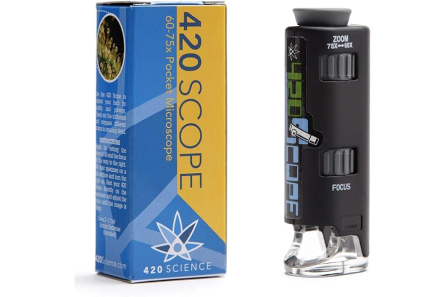 420 Scope 60-75x LED Handheld Microscope
