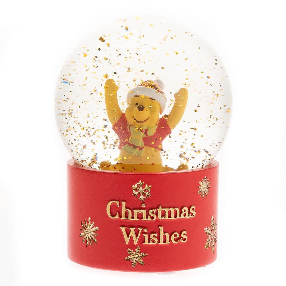 Widdop Disney Winnie the Pooh Christmas Snow Globe