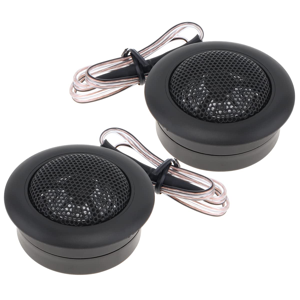 DriSentri 2pcs 120W Car Tweeters - High Efficiency Mini Dome Tweeter Speaker, 12V Loudspeaker Audio Auto Sound Speaker for Car Audio System