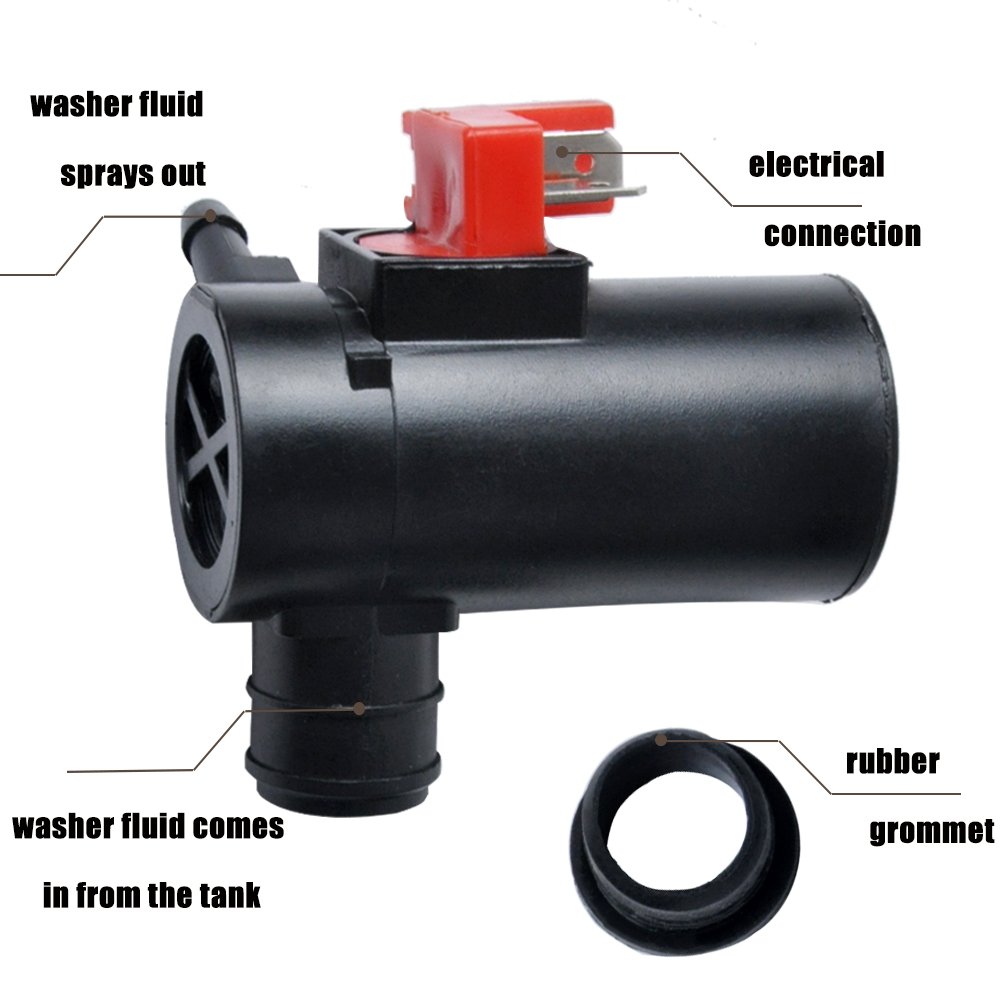 Amazon.com: OTUAYAUTO Windshield Washer Pump with Grommet For Honda/Acura/Subaru  38512-SA5-013 76806-SE3-G02: Automotive