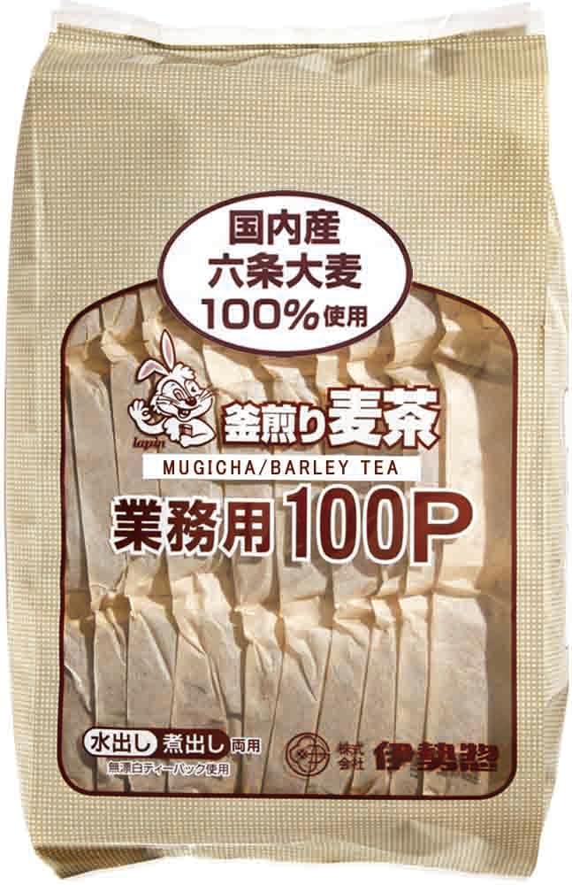 伊勢惣 釜煎り麦茶業務用100P 10g×100P商品画像