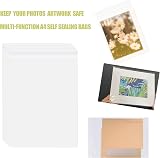 LEUOSO A4 Clear Self-Adhesive Cellophane Bags 100pk 22x30CM Food Safe Display view 7