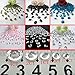 OurWarm 1000 Diamond Table Confetti Wedding Banquet Favor Acrylic Crystal Beads Vase Beads Craft Jewels Bridal Shower Party Decor 1 Carat / 6.5mm Navy Blue