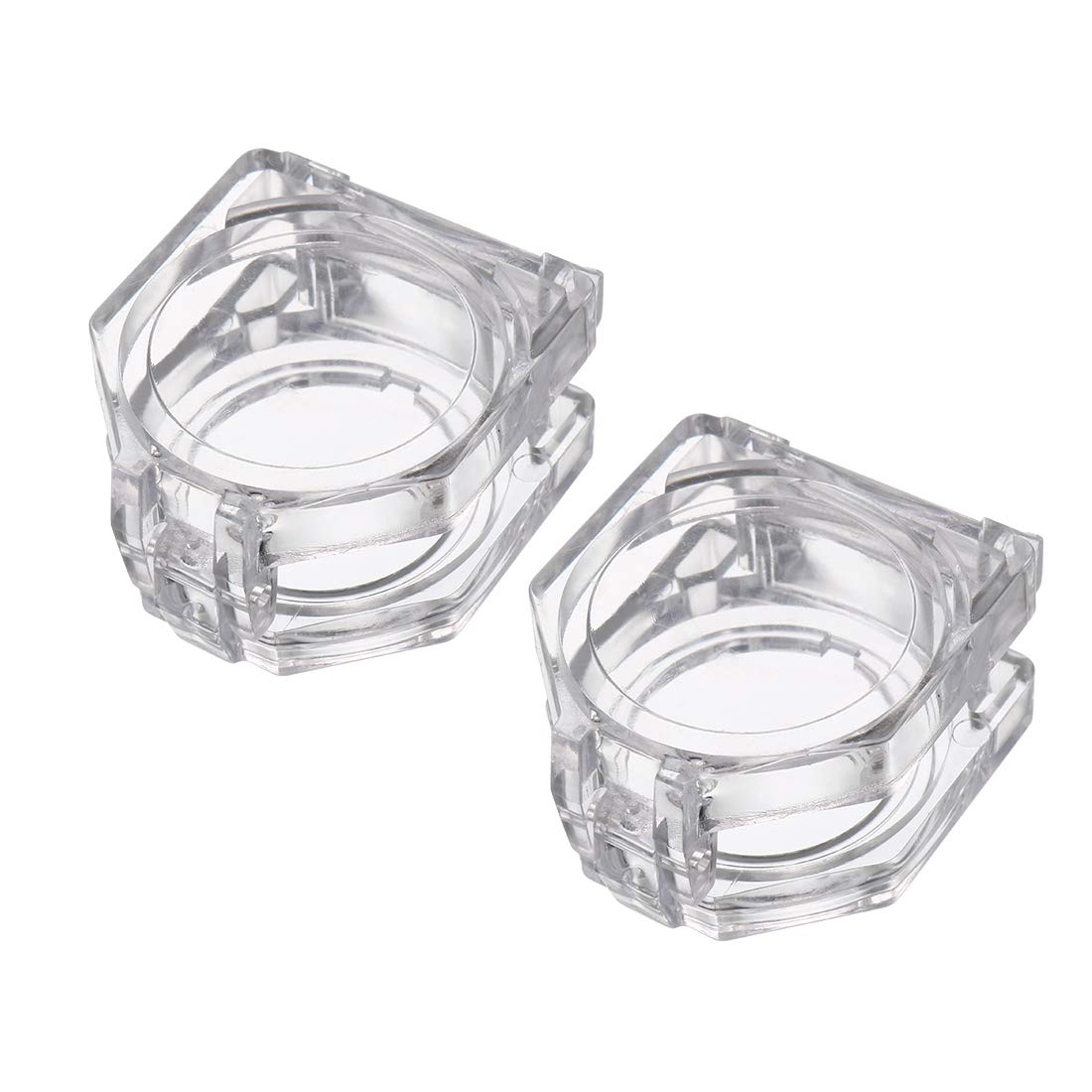 sourcingmap 2pcs Clear Plastic Switch Cover Protector for 22mm Diameter Push Button Switch