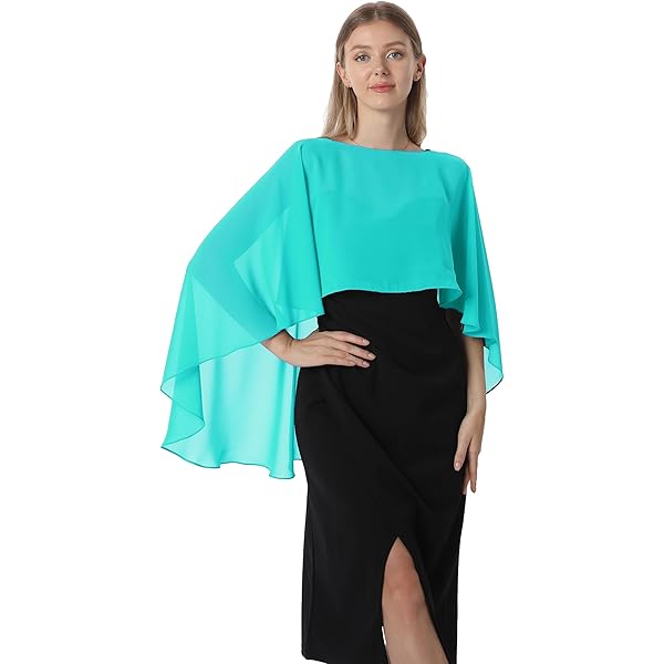 POPYOUNG Womens Sleeveless Cover ups Soft Chiffon Shawl Wraps Shrug for  Evening Patterned Dress XX-Large, Black-DPF White FL Carvings at Amazon  Women's Clothing store