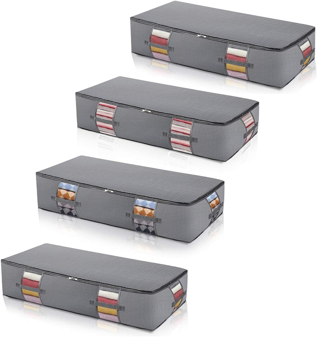 Bolsas de almacenamiento para debajo de la cama extragrandes plegables