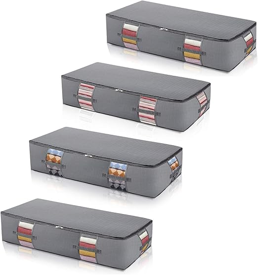 Bolsas de almacenamiento para debajo de la cama extragrandes plegables