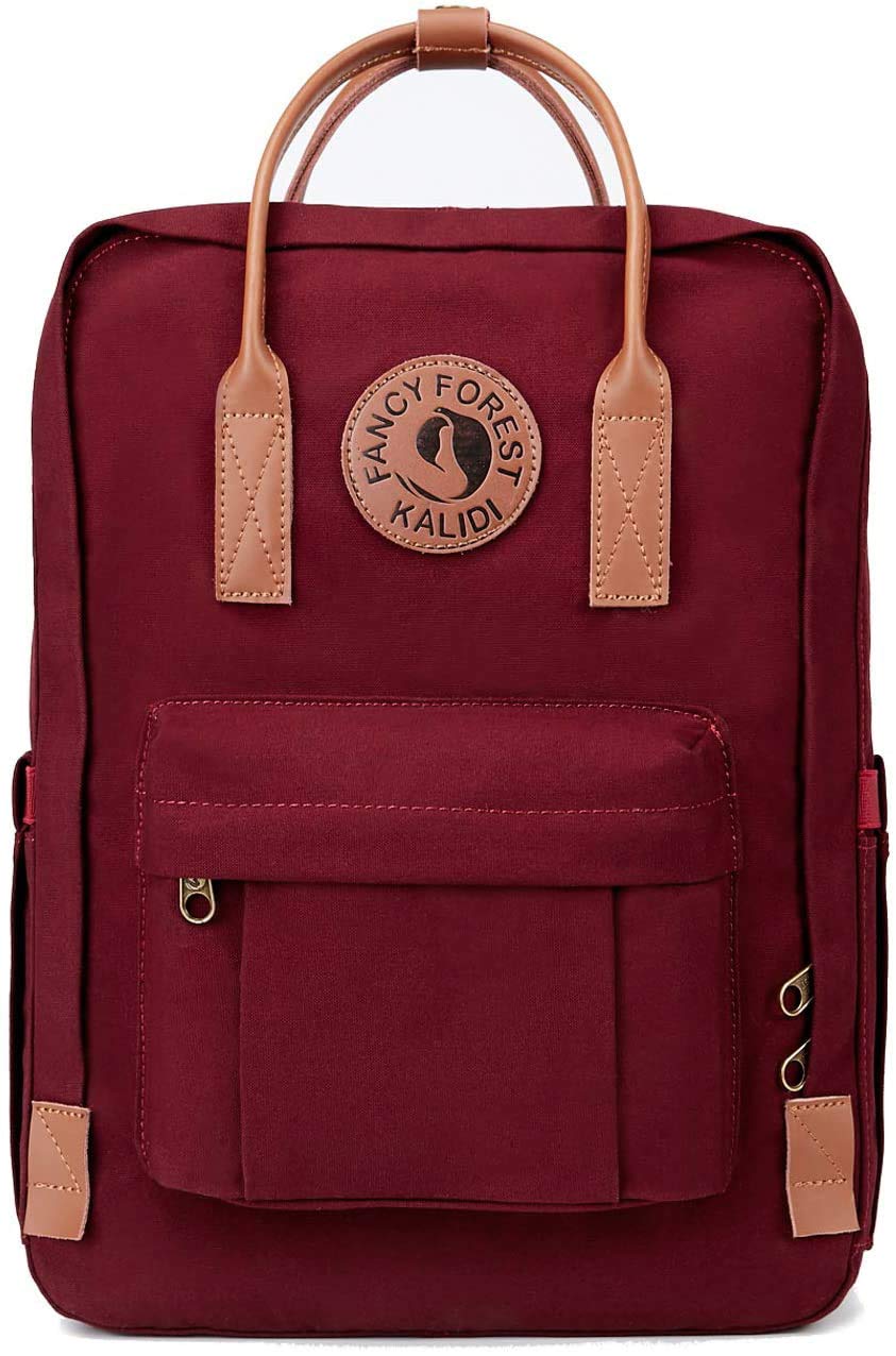 KALIDI Unisex Lightweight Backpack School Bag Water-resistant Casual Rucksack fits 15 inch Laptop for Boys Girls Men and Women