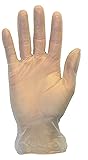 Disposable Vinyl Exam Gloves - Clear, Medical