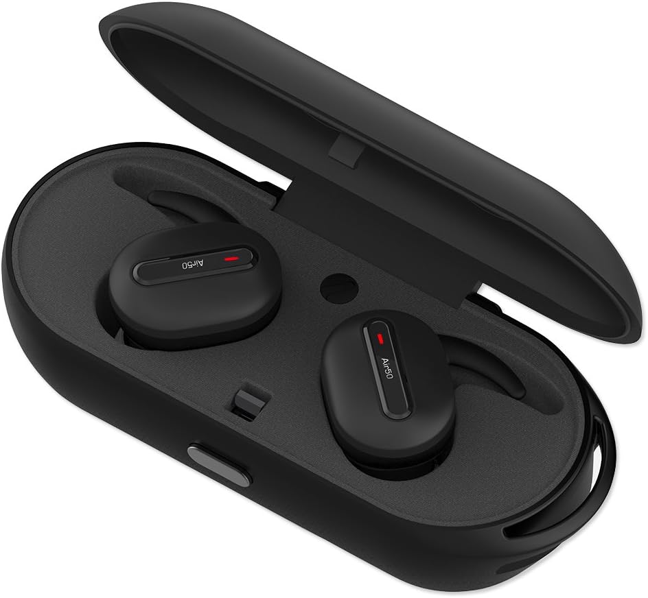 Azexi Wireless Bluetooth in-Ear Earbuds Cordless Sweat-Proof Headphones with Charging Case,Nosie Cancelling Headsets for iPhone,Samsung,Laptop,Ipad