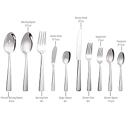 45-Piece Flatware Sets, Silverware Set for