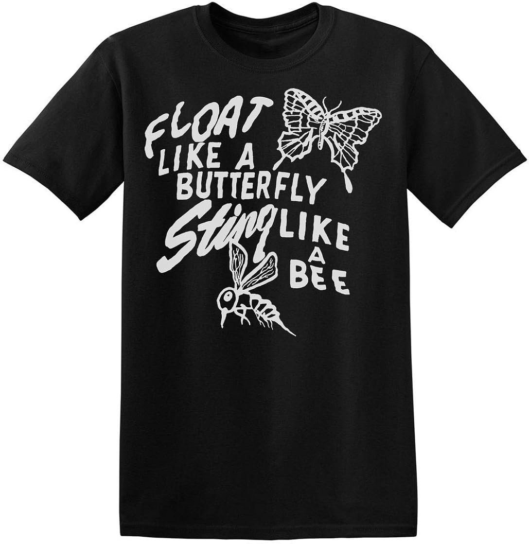 Float Like a Butterfly Sting Like a Bee 2 Herren TShirt Amazon.de