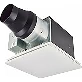 Panasonic FV-0511VKS3S WhisperGreen Select Dual Speed Fan, 30-110 CFM | FV-0511VKS3S, Ceiling Mount Fan with Designer Grille, FV-0511VKS3S, White, 30-110 CFM, Energy Star Rated