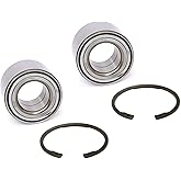 FKG 510070 Front Wheel Bearing fit for 03-17 Toyota Corolla, 03-08 Pontiac Vibe, 05-10 Scion tC, 03-08 Toyota Matrix, 01-03 Toyota Prius, Set of 2