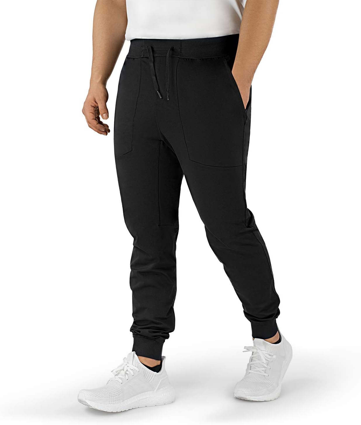 Men's Joggers XYZ Track Pants Men's Sweatpants Workout Pant with Zipper Pockets