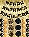 Birthday Party Supplies, Vagski Happy FING Birthday Decorations Kit for 21st 30th 40th 50th Birthday Party, Black and Gold Party Decorations VAG008A