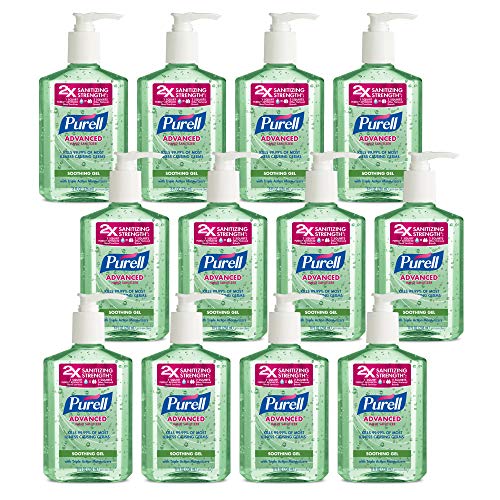 PURELL Advanced Hand Sanitizer Soothing Gel with Aloe and Vitamin E 8