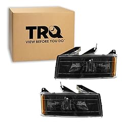 TRQ 2 Piece Headlight Assembly Set Driver