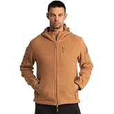 BAERSkin Tactical Fleece Hoodie for Men 330gsm - Full Zip 12 Pocket Warm Mens Hoodie Jacket