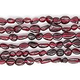 MJDCB Natural Irregular Shape Stone Beads 4-8mm Red Garnet Gemstone Energy Crystal for Jewelry Making Bracelet Necklace