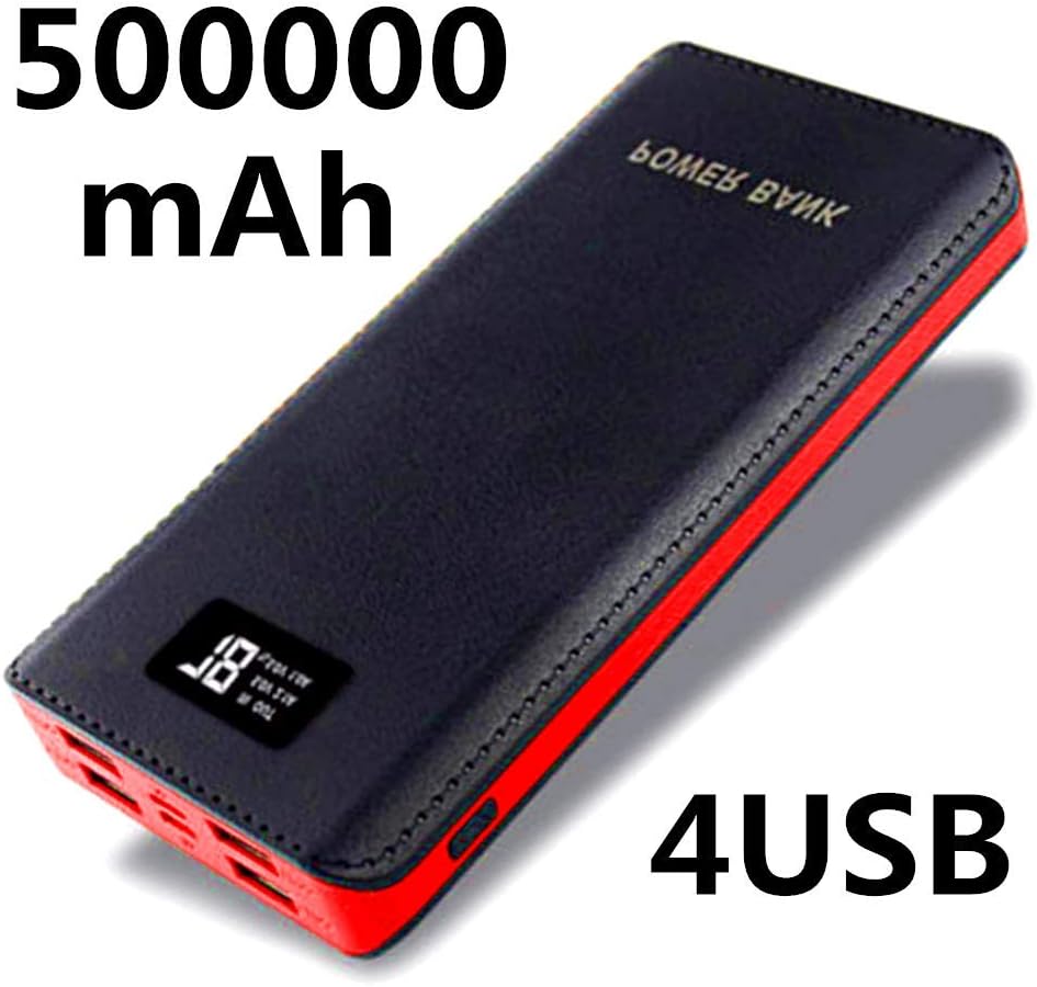 Fast 500000 mAh Power Bank enorme capacità 4USB mobile Power Battery