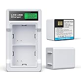 2-Packs Batteries Compatible with Arlo Pro 5S 2K, Pro 4, 3, Arlo Ultra 2, Ultra Cameras VMA5400 VMC4040P VMC4060P A-4a, with 