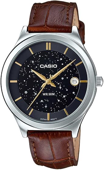 Casio LTP-E141L-1AV Enticer Black Stardust Dial Correa de ...