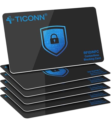 Amazon.com : Card Armor Credit Card Holder, 6 Premium RFID Blocking Sleeves with Clear Front for Easy Viewing, Prevent Identity or Financial Theft from High Tech Thieves : Office Products Amazon.com : Card Armor Credit Card Holder, 6 Premium RFID Blocking Sleeves with Clear Front for Easy Viewing, Prevent Identity or Financial Theft from High Tech Thieves : Office Products