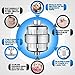 5-Stage High Output Universal Shower Filter with Replaceable Multi-Stage Filter Cartridge to Remove Chlorine & Sediments to Purify Water,Free Teflon Tape,Chrome