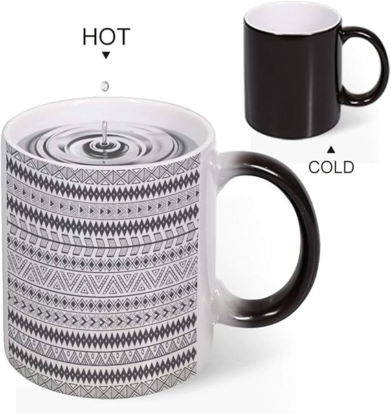 Heat Ceramic Coffee Mug Image Activates With Heat Heat