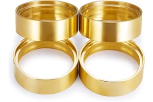 76g Brass Internal Beadlock Ring Clamp Rings Wheel Weights for 1.9inch Wheel Rim Hubs for Axial Scx10 90046 TRX-4 D90 D110, 4