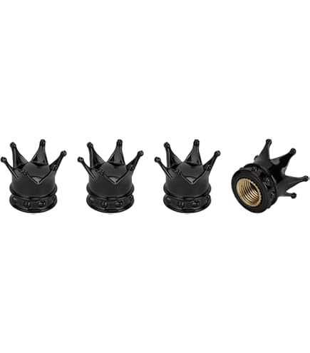HEROFFIX Lot De 4 Bouchons De Valve De Pneu Décoratifs De 12