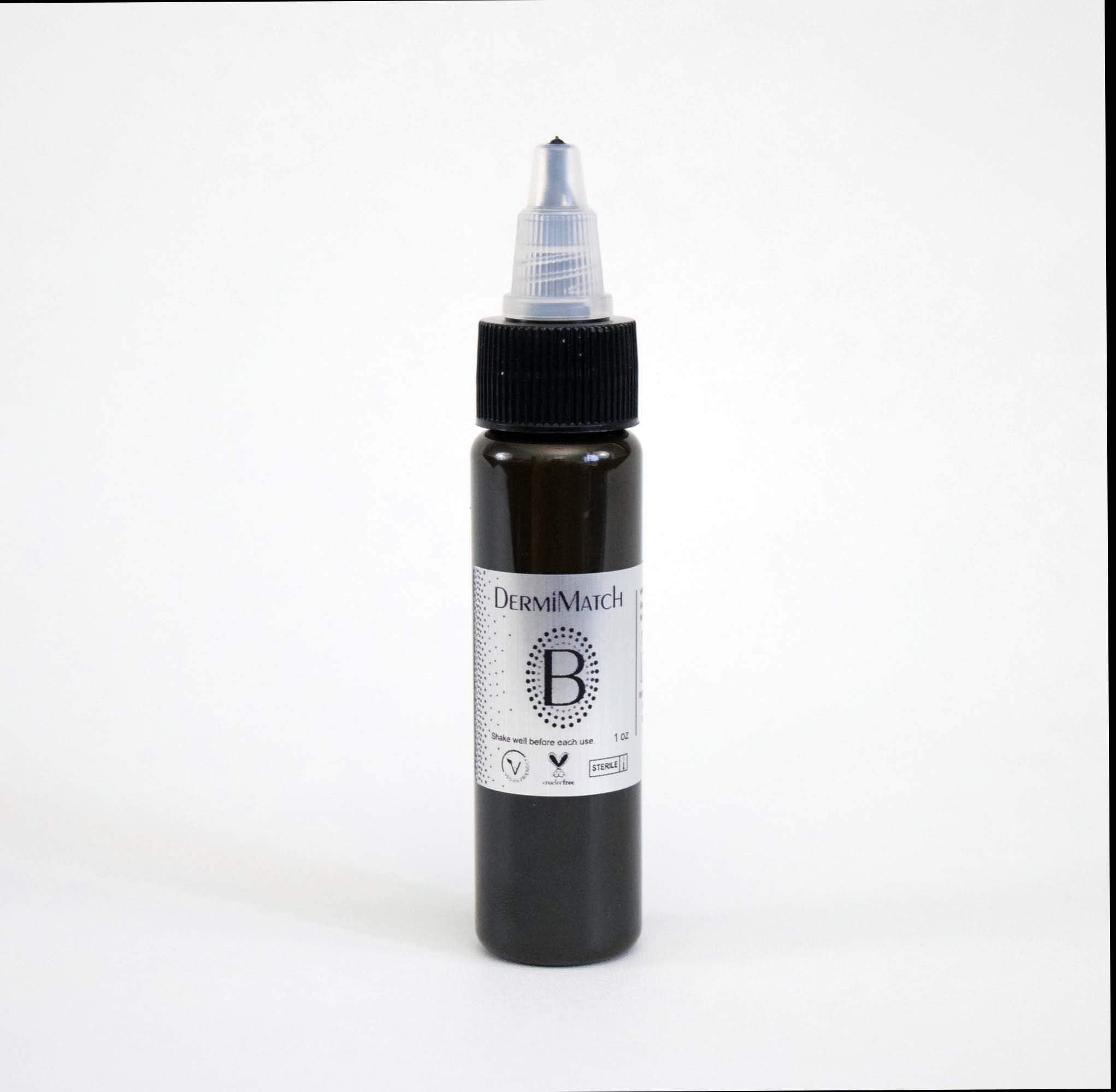 B - Scalp micropigmentation pigments by DermiMatch (B)