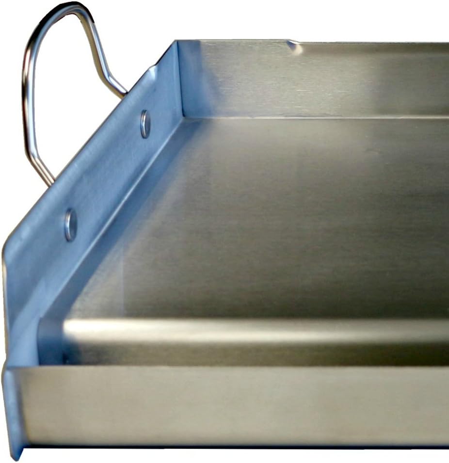 Little Griddle GQ230 100% Stainless Steel Professional Quality Griddle with Cross Bracing, 25" (Full Size) : Grill Griddles : Garden & Outdoor