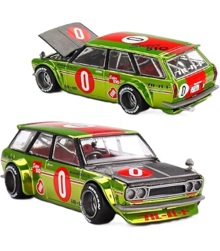 1971 Datsun 510 Wagon Hanami V1 Green (Designed by Jun Imai) Kaido