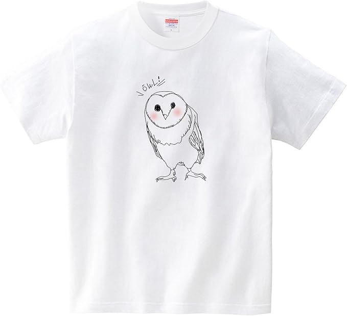 イタクシーズ Tシャツ フクロウ Sumire メンズ オリジナルプリント 通販 Amazon