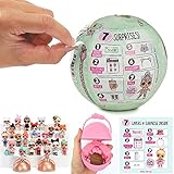 [Give bow hairpin]1 PCS Surprise Magic Egg Dolls Children Educational Removable Egg Box Toys with Match Accessories Novelty Kids Dolls Toy