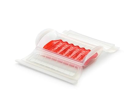 Lekue - Estuche de vapor, Con bandeja, Transparente, 1 - 2 ...