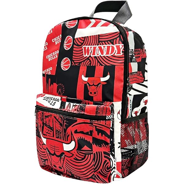 Amazon.com: Loungefly NBA: Chicago Bulls Logo Mini-Backpack  display picture 2