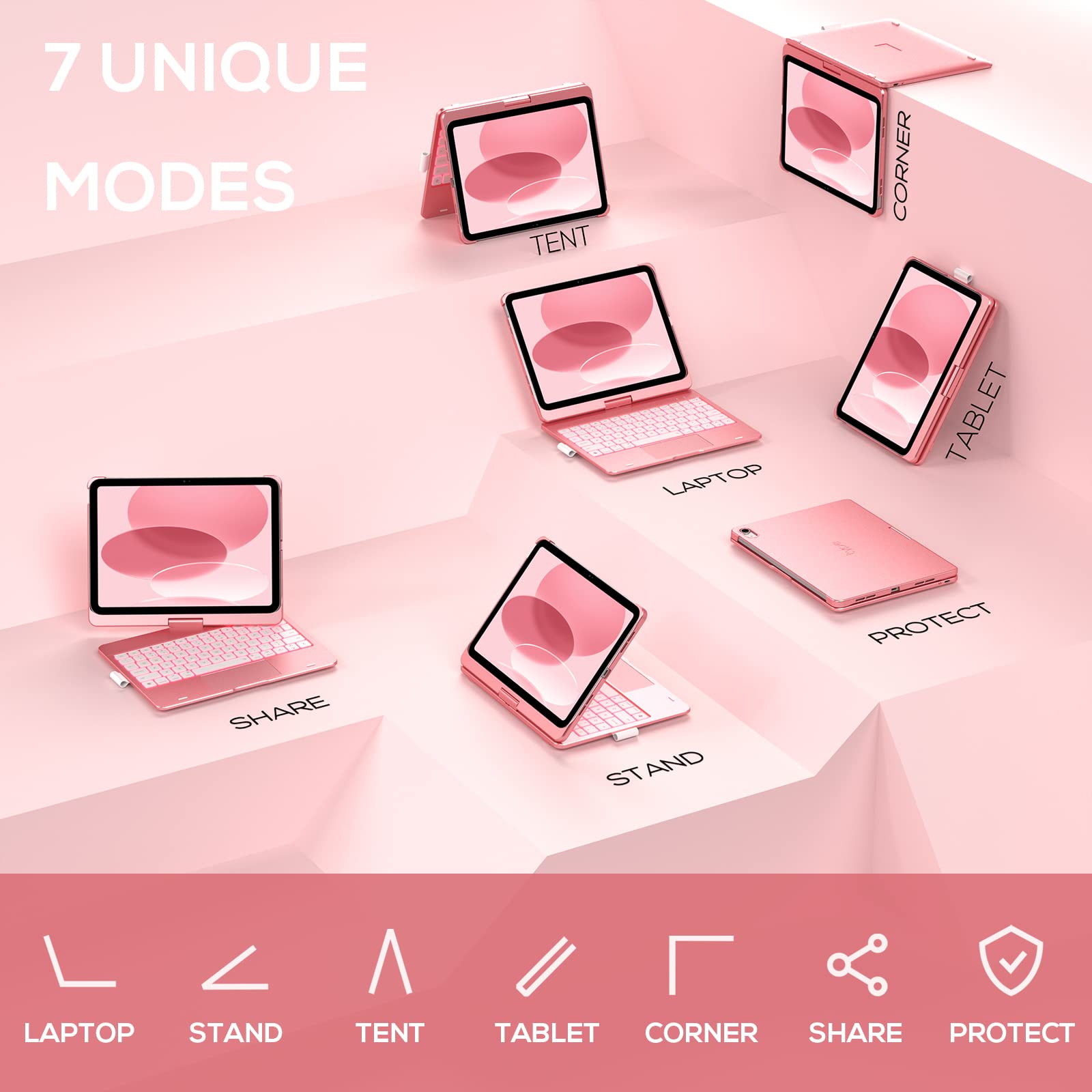 typecase Touch iPad 10th Generation Case with Keyboard (10.9