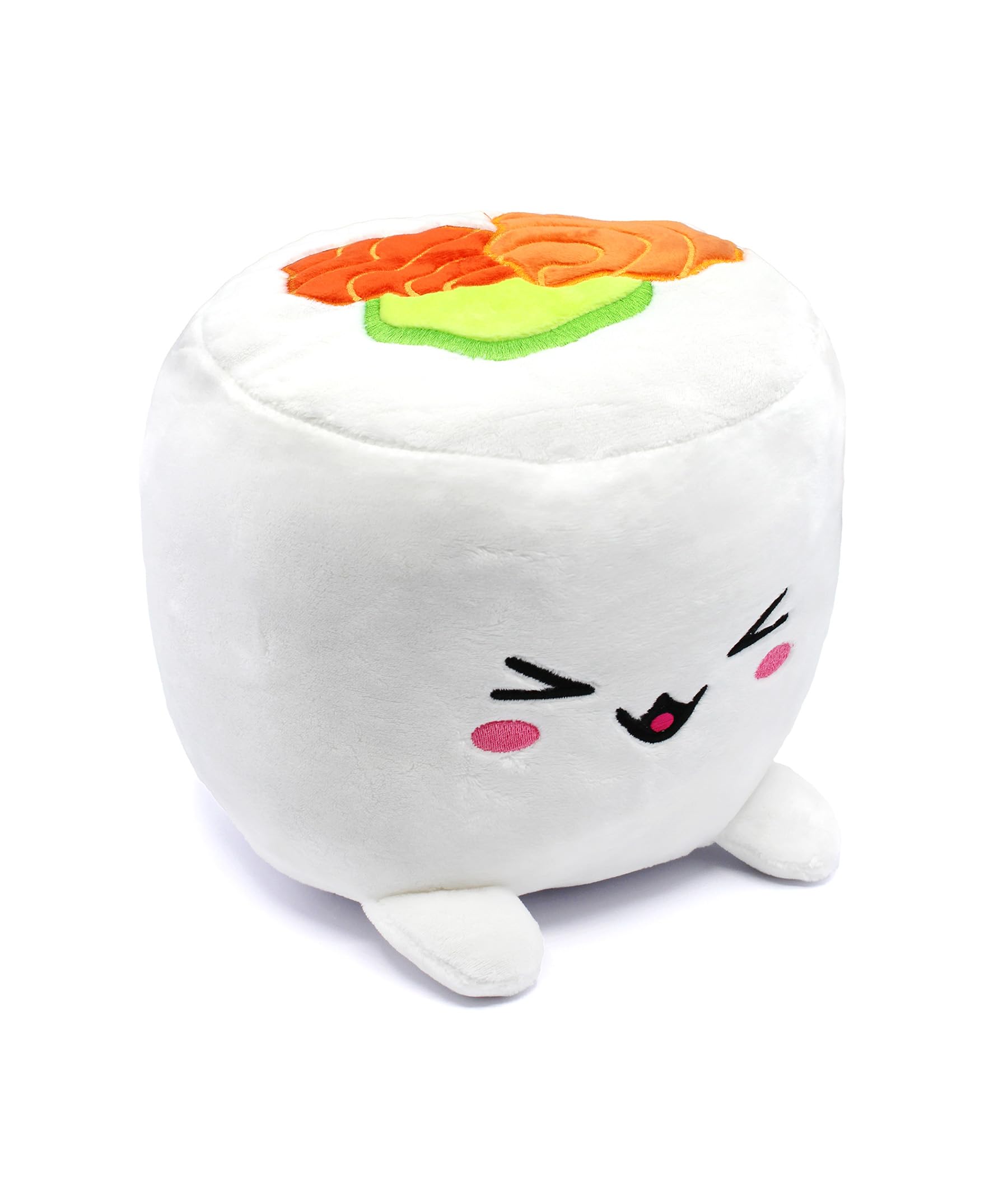 Joytoy Uramaki Sushi with Salmon Plush, 20 cm, White