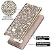 Galaxy S8 Case, Vofolen Galaxy S8 Case Glitter Bling Crystal Shiny Heavy Duty Protection Drop Impact Resistant Hybrid Protective Shell Dual Layer Soft Rubber Bumper Hard Cover for Galaxy S8 (Gold)